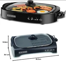 گریل و کباب پز برقی بلک اند دکر مدل GH1500-b5 gallery2