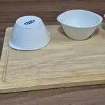 سینی سرو و پذیرایی چوبی به همراه پیاله چینی ریور thumb 3